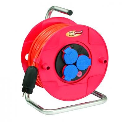 DERULATOR PLASTIC 50m 3x1.5 IP44 BAT