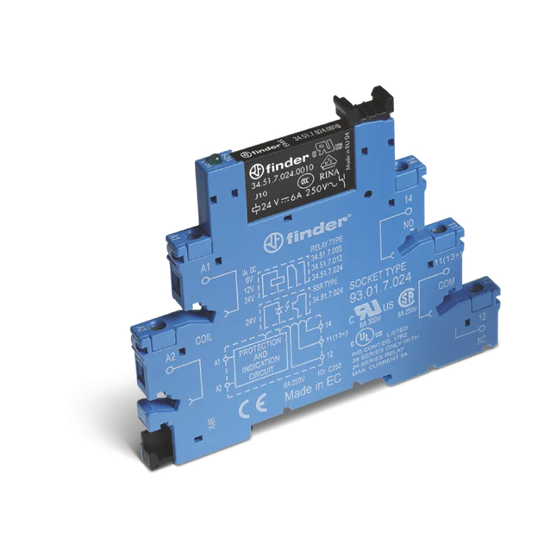 INTERFATA CU RELEU 24V c.c. 1C 6A 385170240050