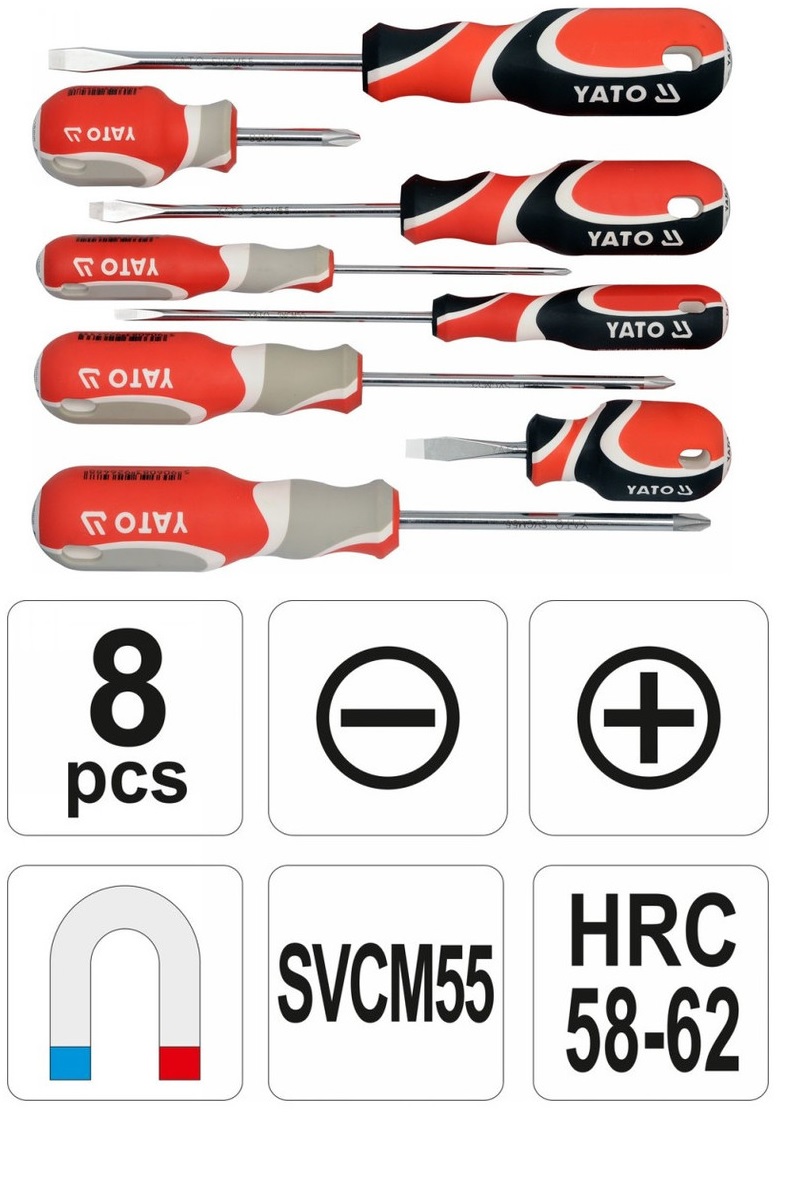 YATO SET 8 SURUBELNITE@ YT-2670