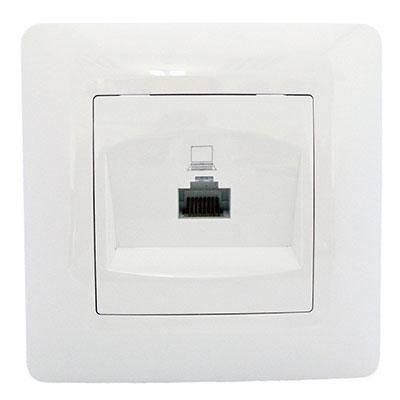 ECO PRIZA CALCULATOR RJ45 ALB