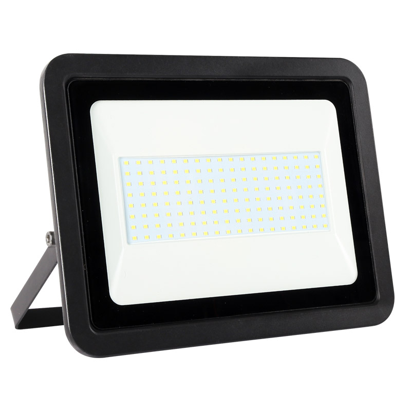 REFLECTOR LED SLIM 100W 7800LM 4000K NEGRU