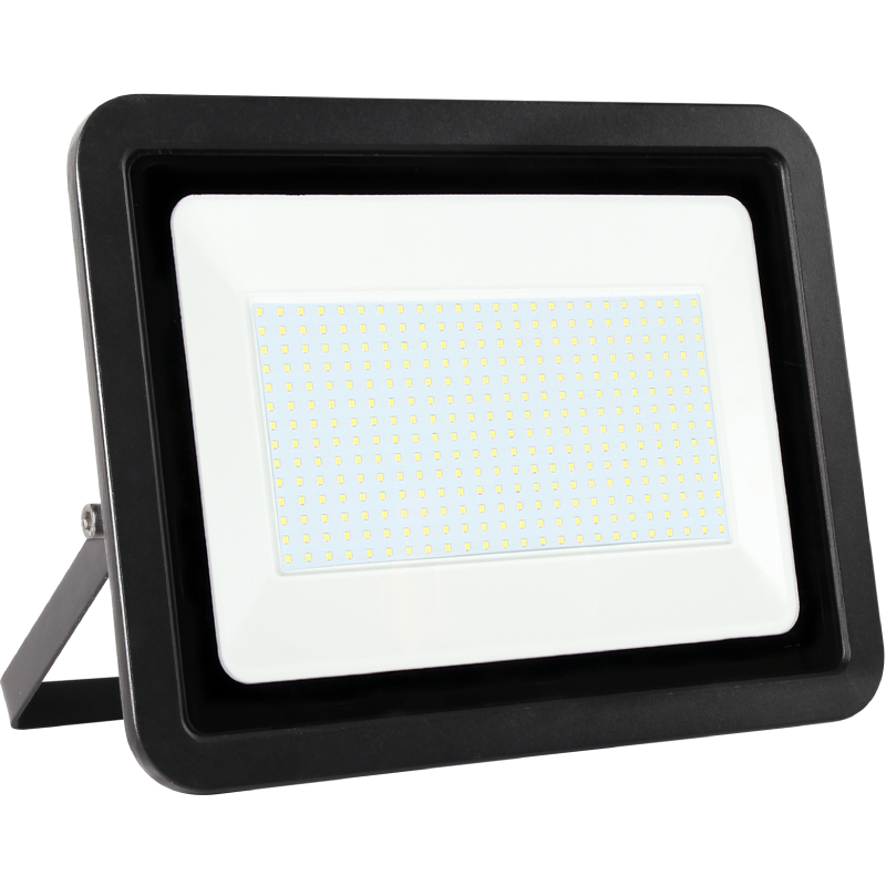 REFLECTOR LED SLIM 200W 16000LM 4500K NEGRU