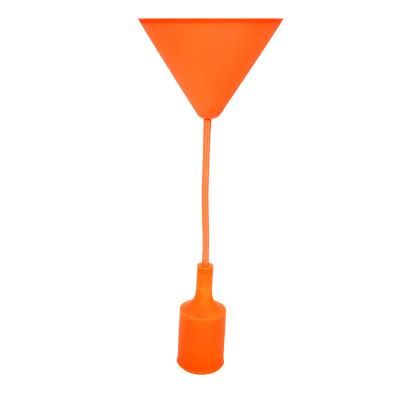 PENDUL TEXTIL E27 ORANGE