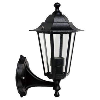LAMPA EXTERIOR DUNA D202 60W E27 IP44 SUS NEGRU