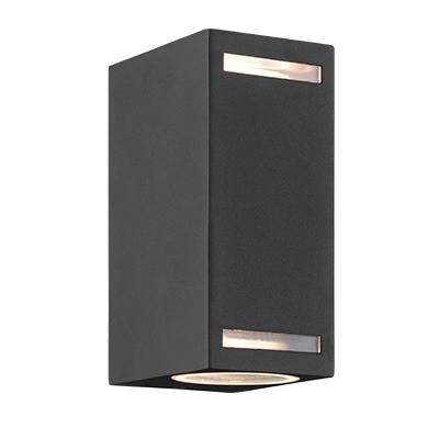 LAMPA EXTERIOR TARNA GU10 NEGRU JOS+SUS