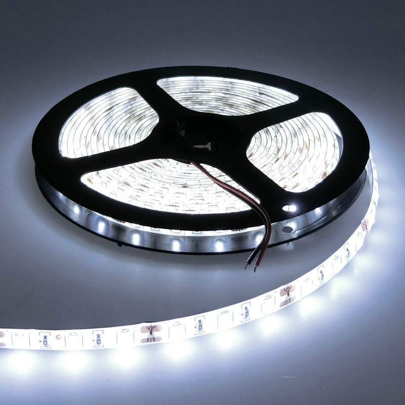BANDA LED DE EXTERIOR 9.6W/M LUMINA NEUTRA 4000K IP65 12V 5M/ROLA