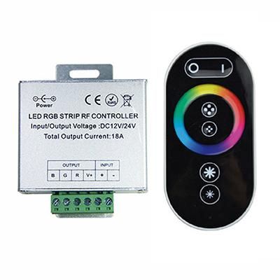 CONTROLER BANDA LED RGB 12V 18A TOUCH RF