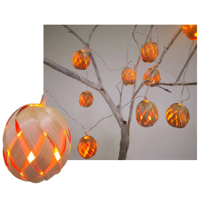 GHIRLNDA 10LED VINTAGE ALB CALD 2M FARA BATERII INCLUSE