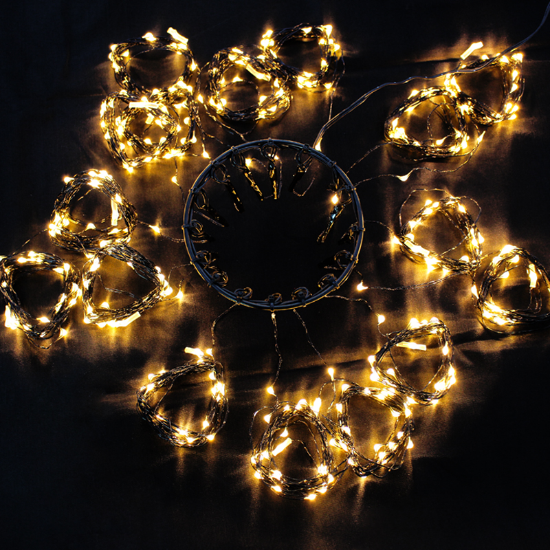 PERDEA 120LED 1,5W 3M 10 BR 1,2M ALB CALD IP20