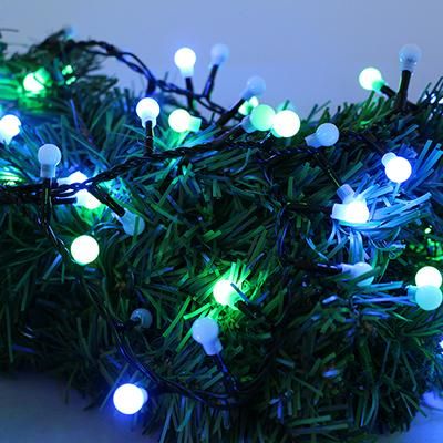 SIR 120LED 3W 6M 8 PROGR.ALB+AB IP44 ALB RECE ALBASTRU