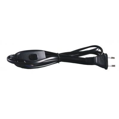 CORDON CU INTRERUPATROR 250V 2A 2,5M NEGRU