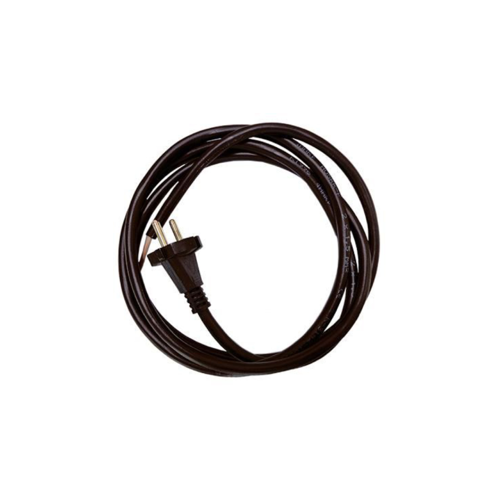 CORDON CU FISA CABLU H05RR-F 2X1 LUNGIME 3M