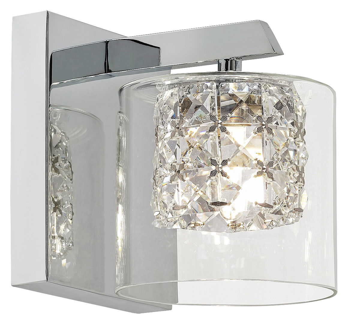 APLICA DUCHESS G9 40W CROM STICLA