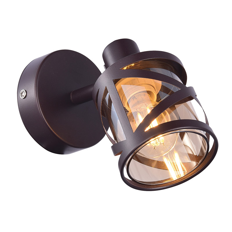 SPOT OBERON BROWN E14 1X40W 5335