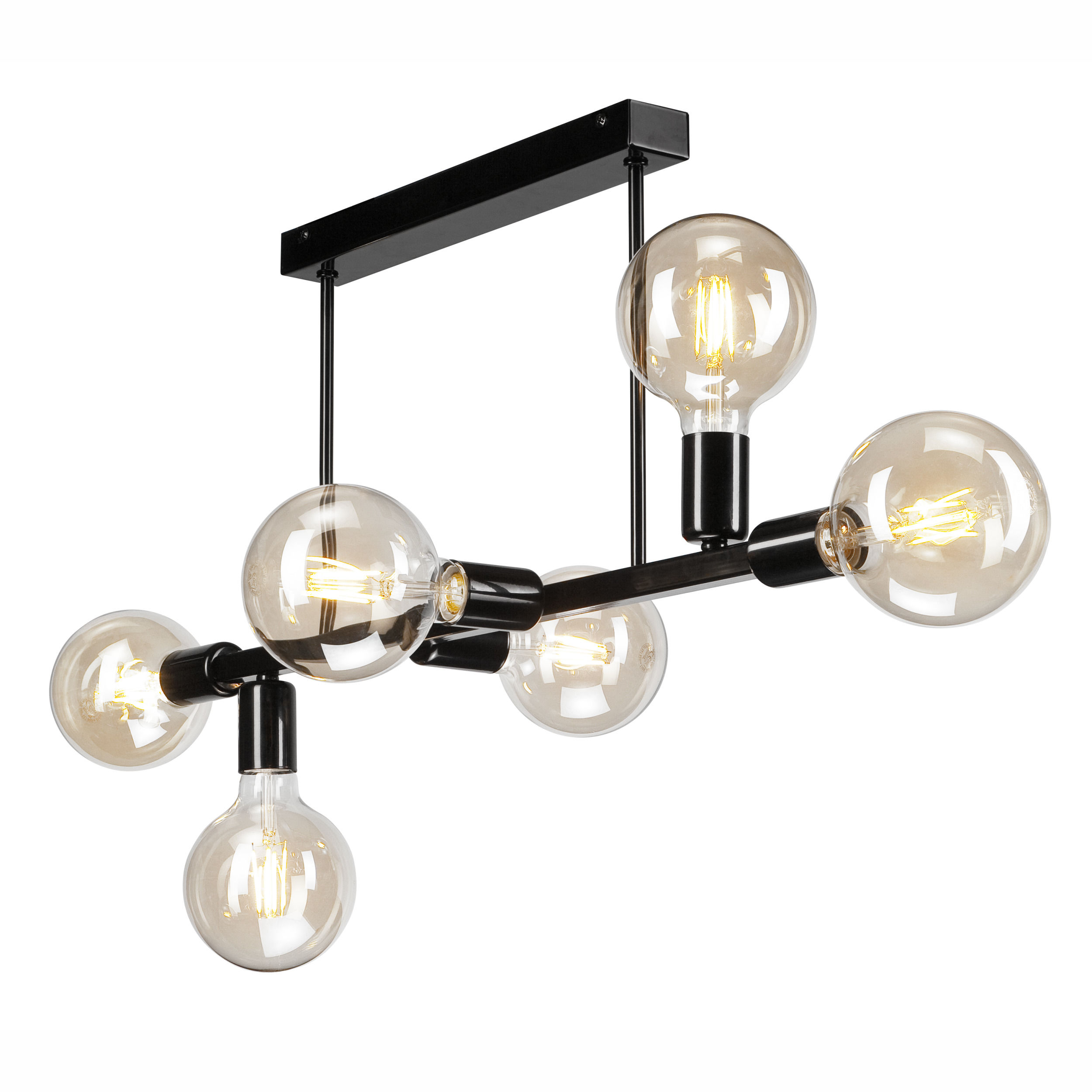 LUSTRA ASTRID  6XE27 NEGRU